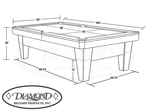 Diamond Pro-Am Pool Table