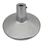 Diamond Professional Brushed Aluminum Foot – Fits Type 1 & Type 2 Pedestals