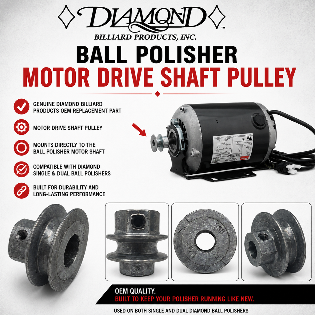 Diamond Ball Polisher Motor Drive Shaft Pulley