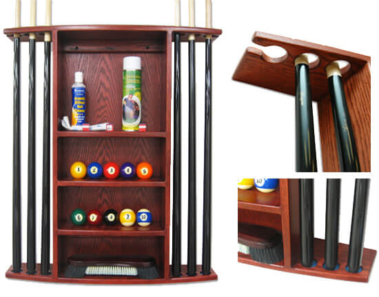 Diamond Cue & Ball Wall Rack