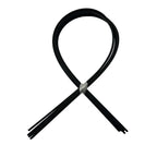 Diamond Plastic Feather Strips Set Of 6 - 2 Sizes