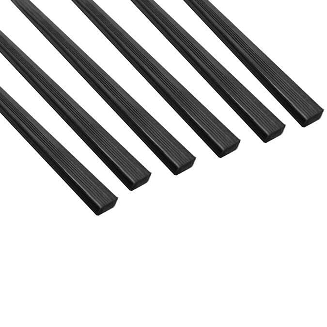 Diamond Plastic Feather Strips Set Of 6 - 2 Sizes