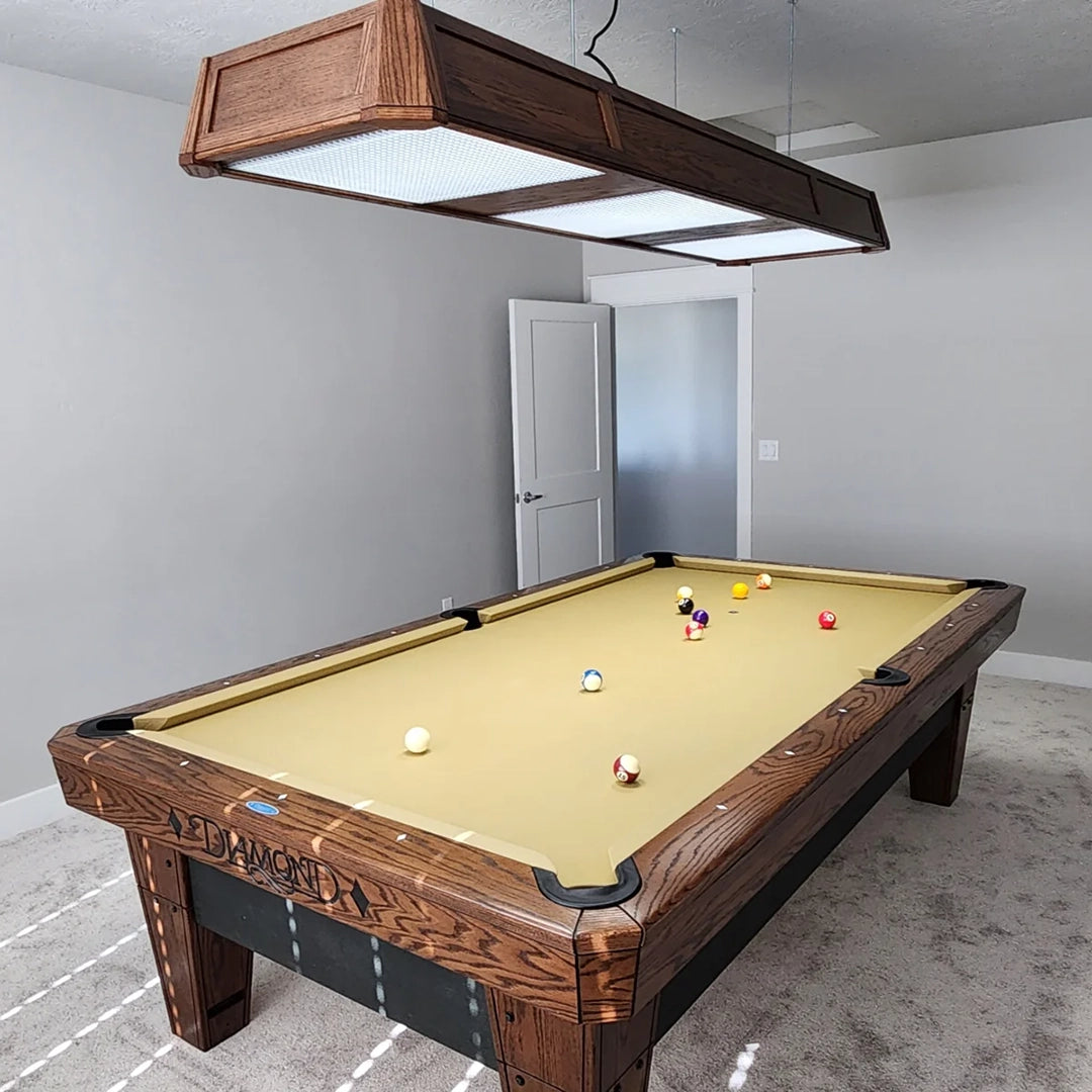 Diamond 9' Professional LED Panel Table Lights - Square Corners